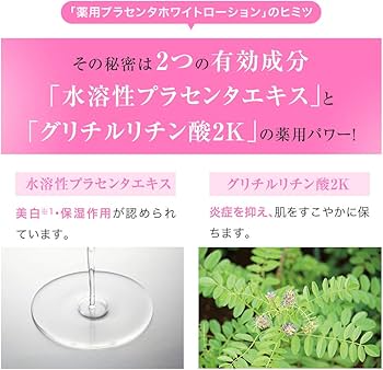 Amazon.co.jp: 薬用プラセンタホワイトローション 全身美容液 (500ml