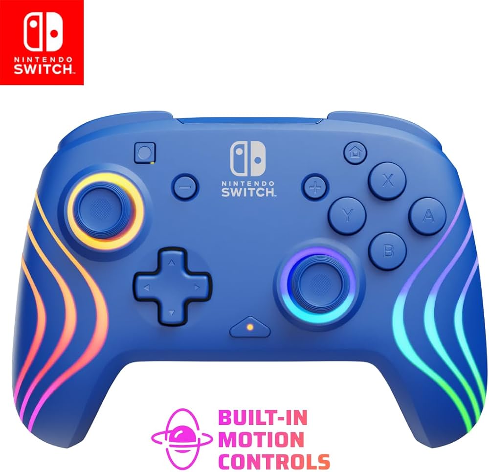 Amazon.com: PDP Gaming Afterglow Wave Wireless Nintendo Switch Pro