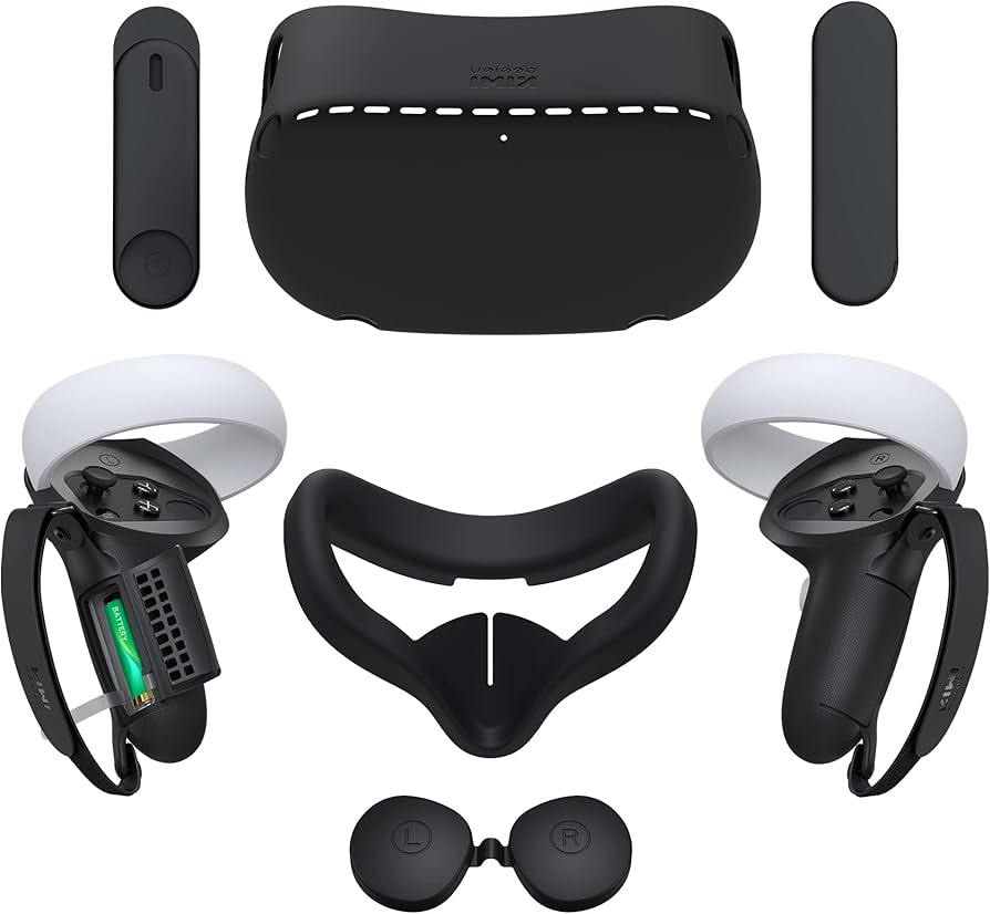 Kiwi Design for Oculus/Meta Quest 2 Accessories Bundle, Controller