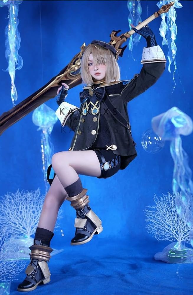 Amazon.co.jp: [KANKUXS] フルセット 衣装 原神 フォンテーヌ