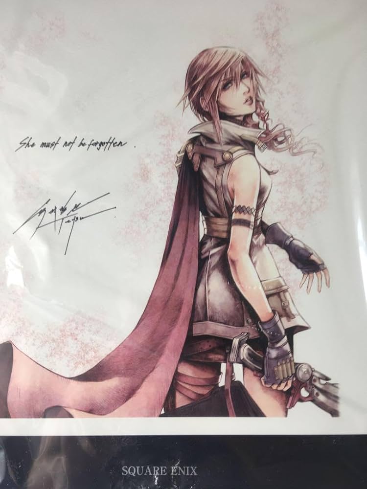 Amazon.co.jp: スクエニ イラスト プレート FF13 野村哲也 : おもちゃ