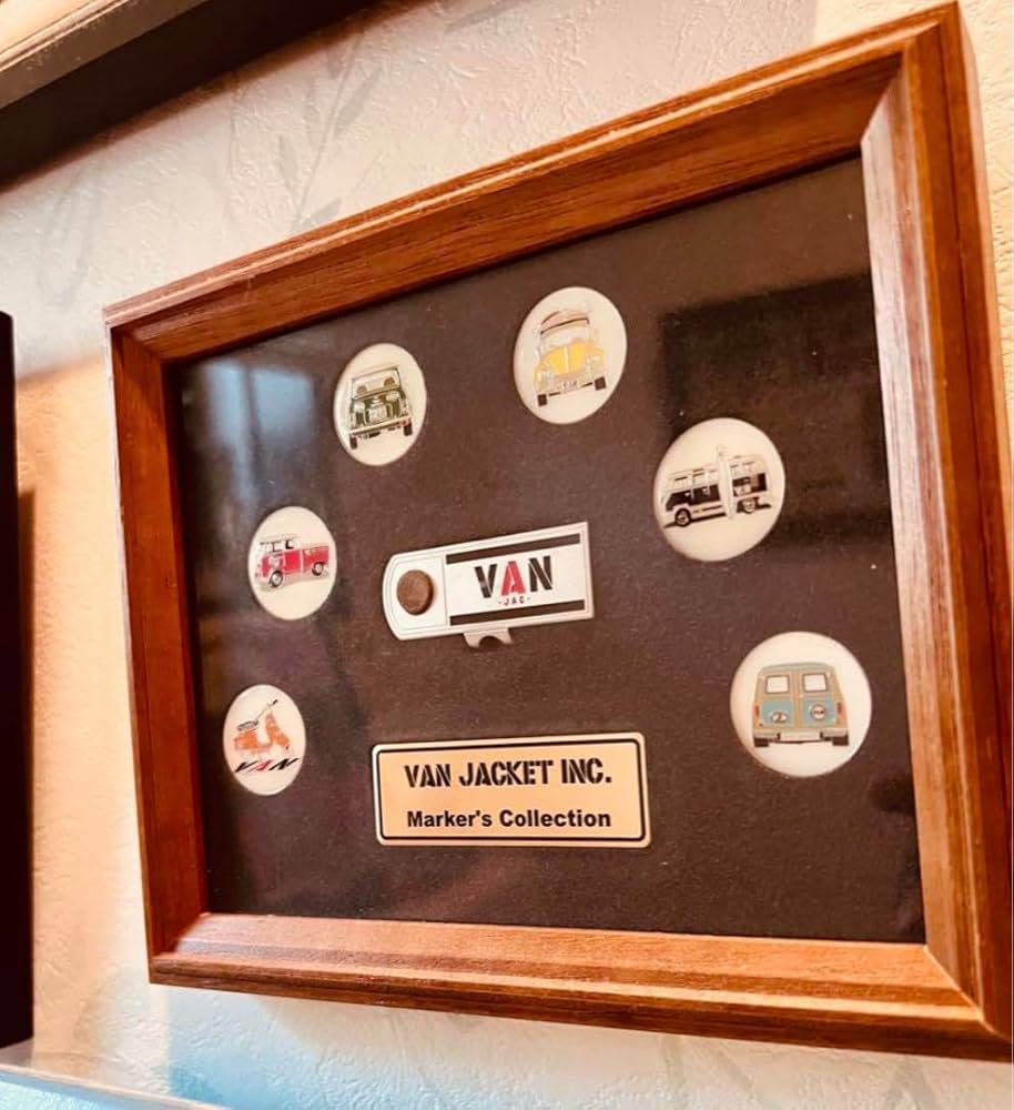 Amazon.co.jp: VANヂャケットゴルフ、マーカーコレクション6点セット