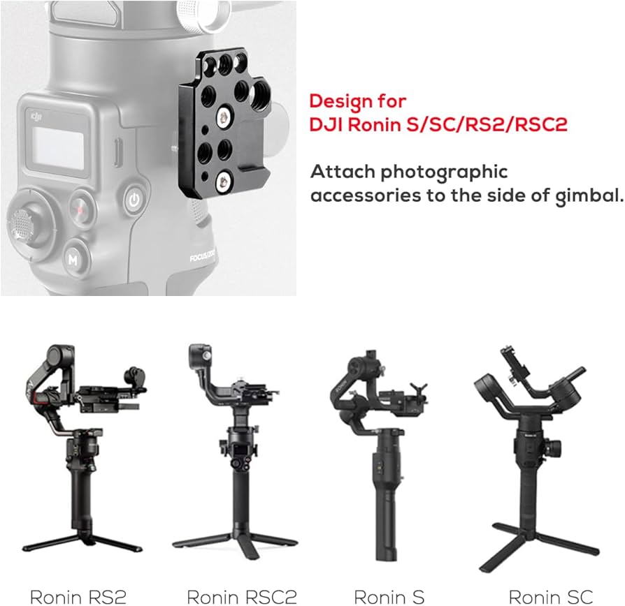 Amazon.com : EaxanPic Side Extension Plate for DJI Ronin S/SC/RS2