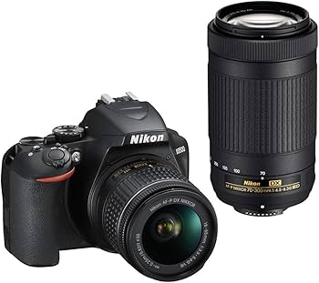 Amazon Canada: Nikon D3500 DSLR Camera w/AF-P DX 18-55mm & 70