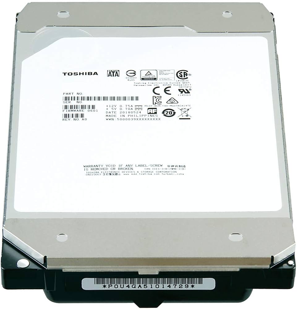 Amazon | 東芝 HDD 12TB SATA 6.0 Gb/s 7200 RPM 256MB Cache TOSHIBA