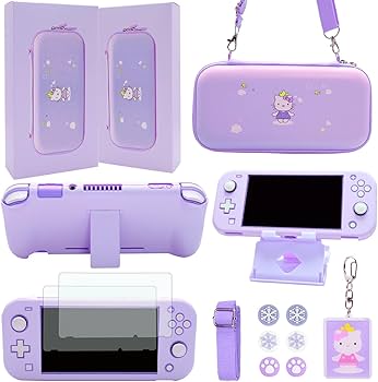 Amazon.com: GUTIAL Accessories Bundle for Nintendo Switch Lite