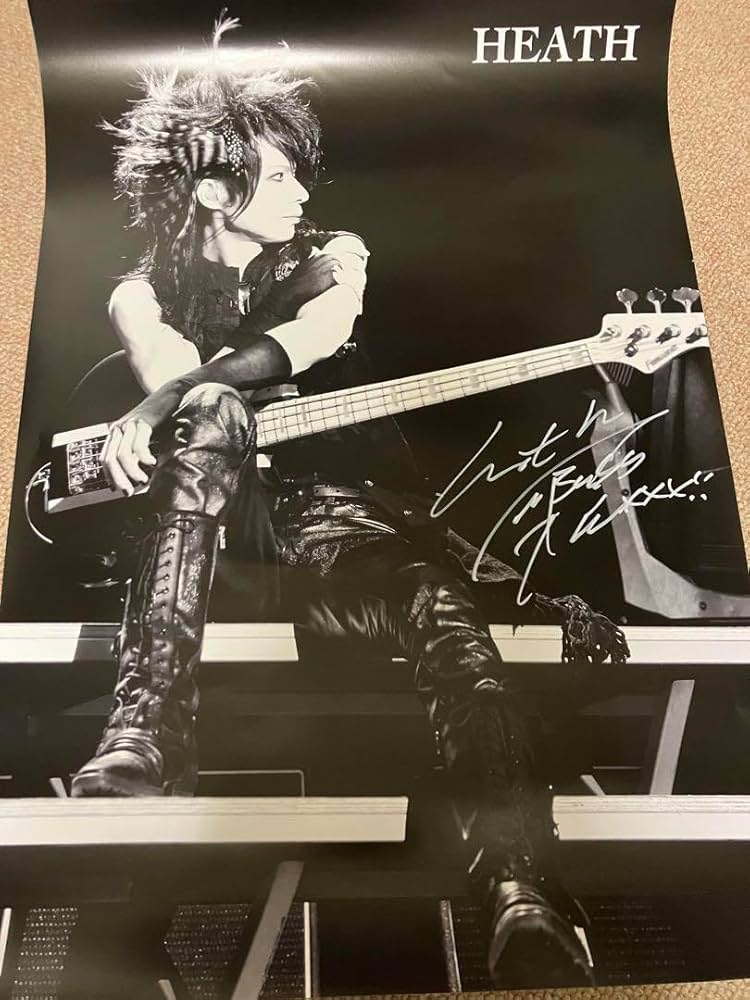 Amazon.co.jp: heath ！直筆サイン入ポスター X JAPAN hide : ホーム