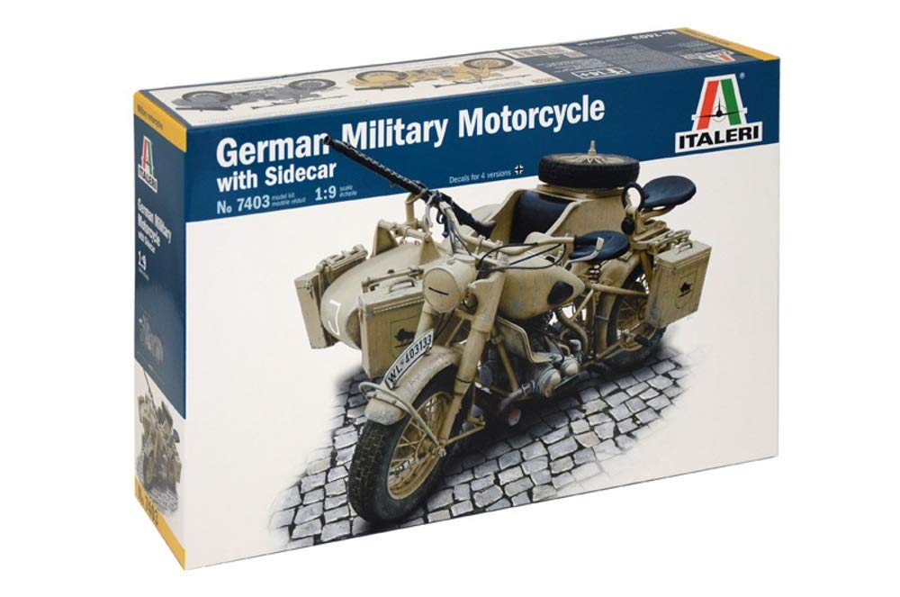 Amazon | イタレリ 1/9 WW.II ドイツ軍 軍用サイドカー プラモデル