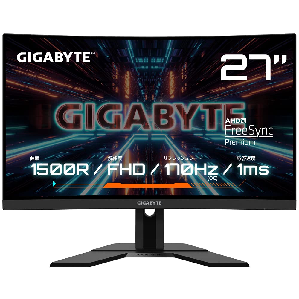 Amazon.co.jp: ゲーミングモニター GIGABYTE G27FC A Gaming Monitor