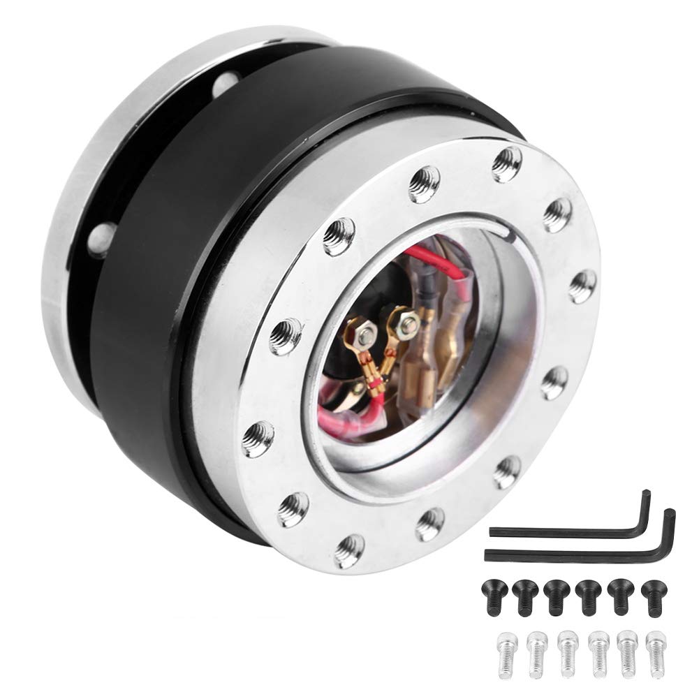 Amazon.co.jp: Qiilu ステアリング ボス クイック リリース