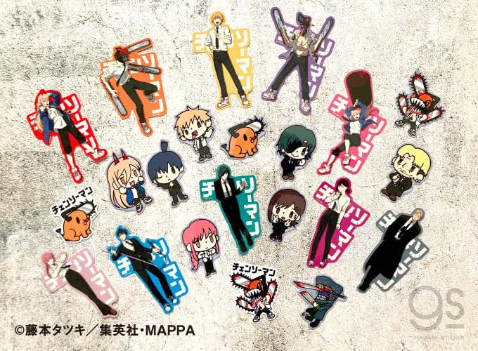 Amazon | チェンソーマン イラストミニステッカー デンジ アニメ 漫画