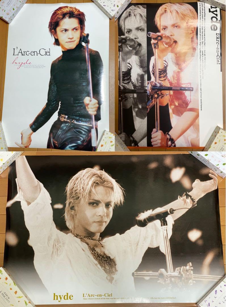 Amazon.co.jp: ラルク hyde ポスター A1 3枚セット : ホビー