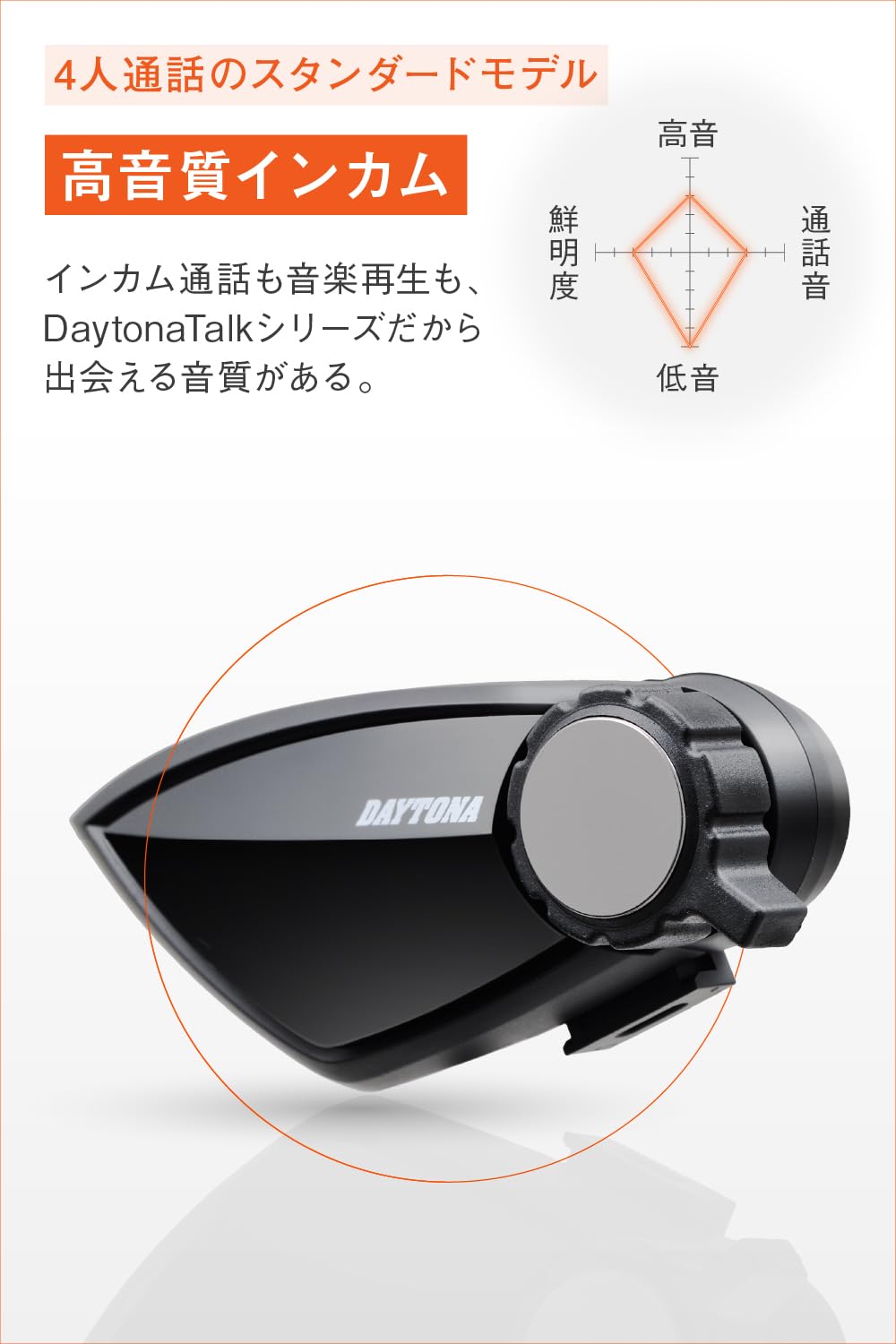 Amazon | デイトナ(Daytona) バイク用 インカム 4人通話