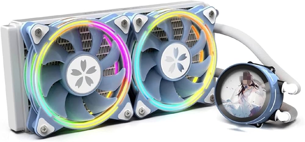 Amazon.co.jp: CPUクーラー デュアル付きの統合水冷式ラジエータ Argb