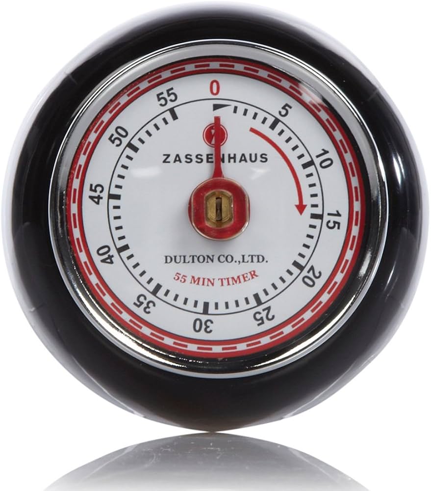 Amazon.com: Zassenhaus Magnetic Retro Kitchen Timer, Classic