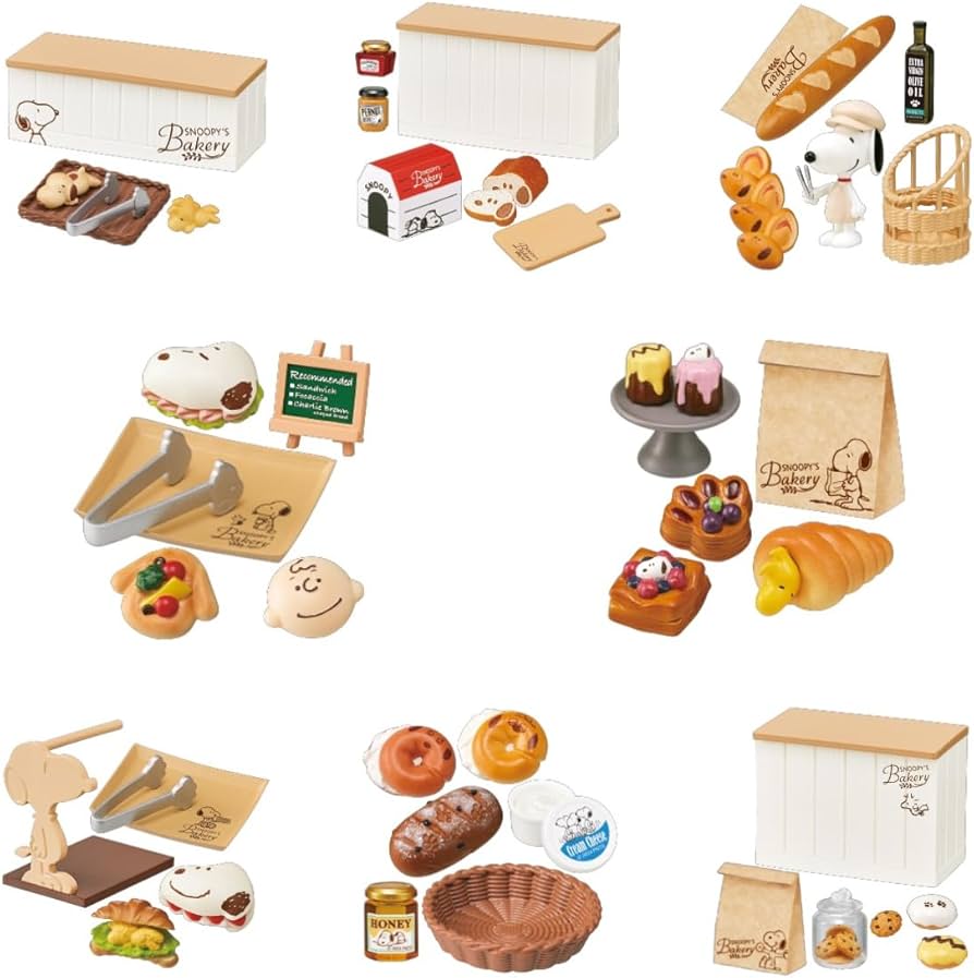 Amazon.co.jp: リーメント ピーナッツ SNOOPY'S BAKERY 1BOX 約H115