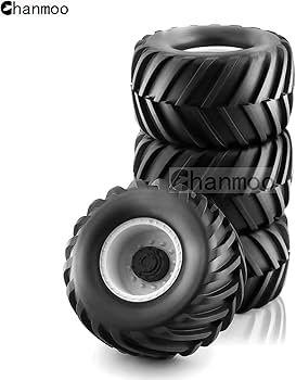 Amazon | Chanmoo 1/8 RC モンスタートラックタイヤと17mm 六角