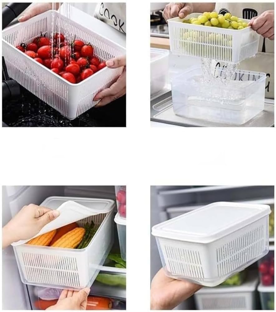 Amazon｜タッパー保存容器タッパー保存容器野菜保存容器フタ付き冷蔵庫