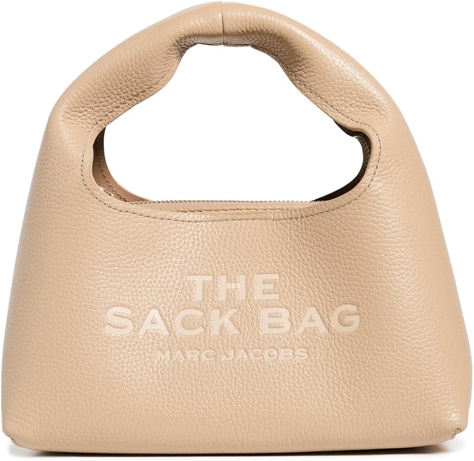 Marc Jacobs, Women's, The Leather Mini Sack Bag, Camel, One-Size