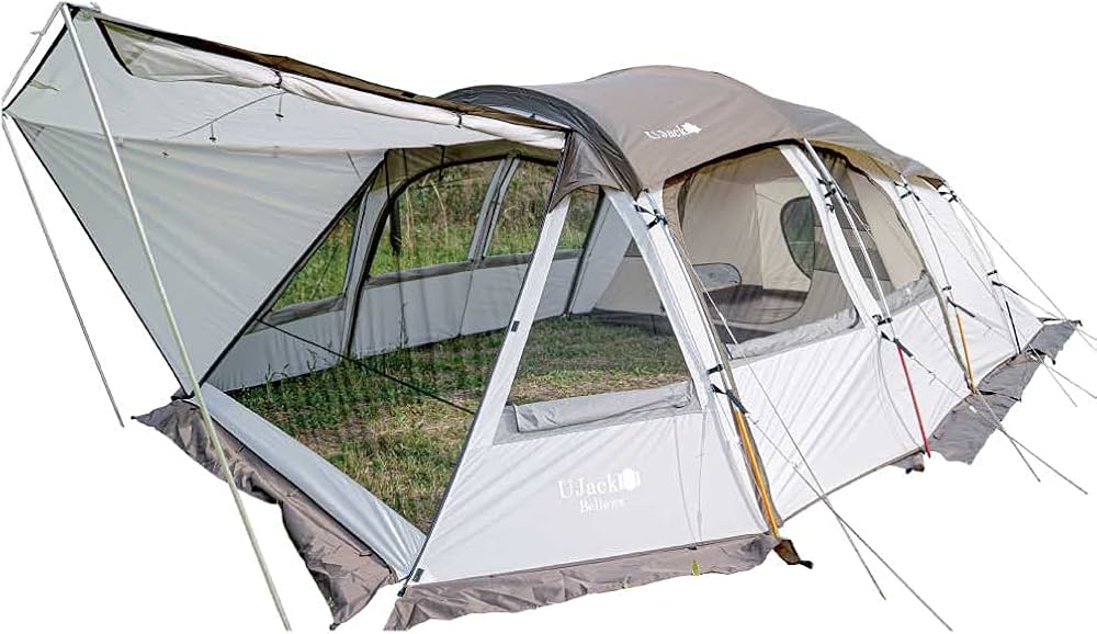 Amazon.co.jp: UJack(ユージャック) 2ルーム トンネル テント Bellows