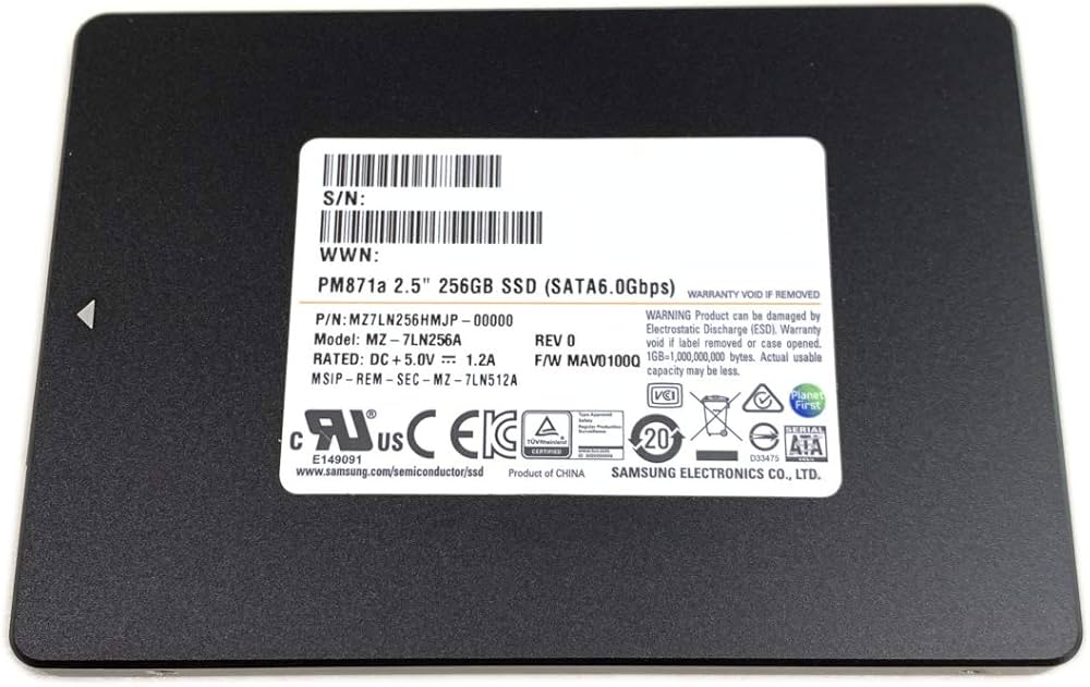 Amazon | SSD256GB SATA 2.5 インチ SSD256GB SAMSUNG PM871b 2.5
