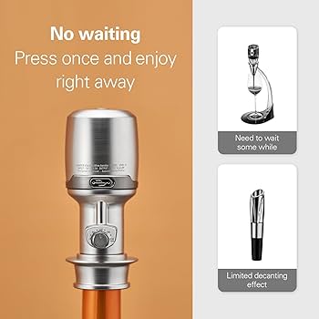 Amazon.com: Expert Adjustable Electric Wine Aerator – Instant 240