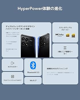 Amazon | Xiaomi POCO F6 Pro 12GB+256GB 日本語版 Simフリー