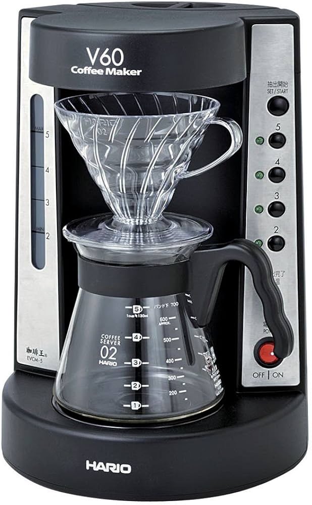 Amazon | HARIO V60 珈琲王コーヒーメーカー 2~5杯用 ブラック EVCM-5B