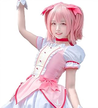 Amazon.co.jp: 衣舞cosウィッグ付き 魔法少女まどか☆マギカ 鹿目