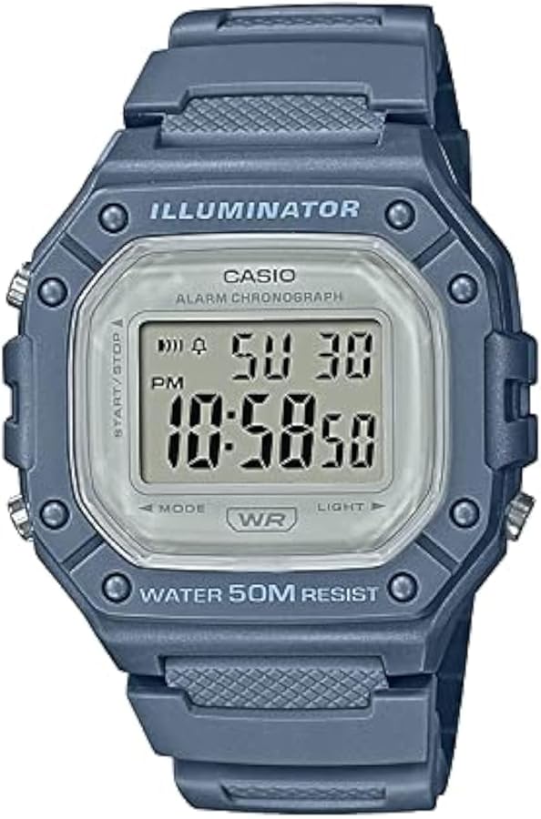 Casio Illuminator Alarm Chronograph Digital Sport Watch (Model