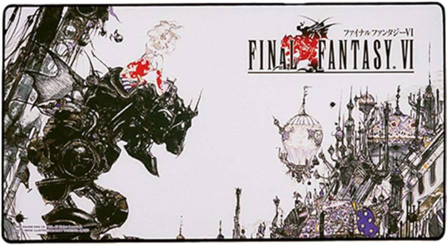 Amazon.co.jp: ファイナルファンタジーVI ゲーミングマウスパッド