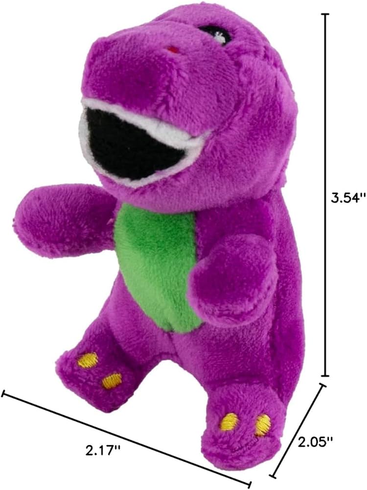 Amazon.com: World's Smallest Barney Mini-Sized Purple Dinosaur