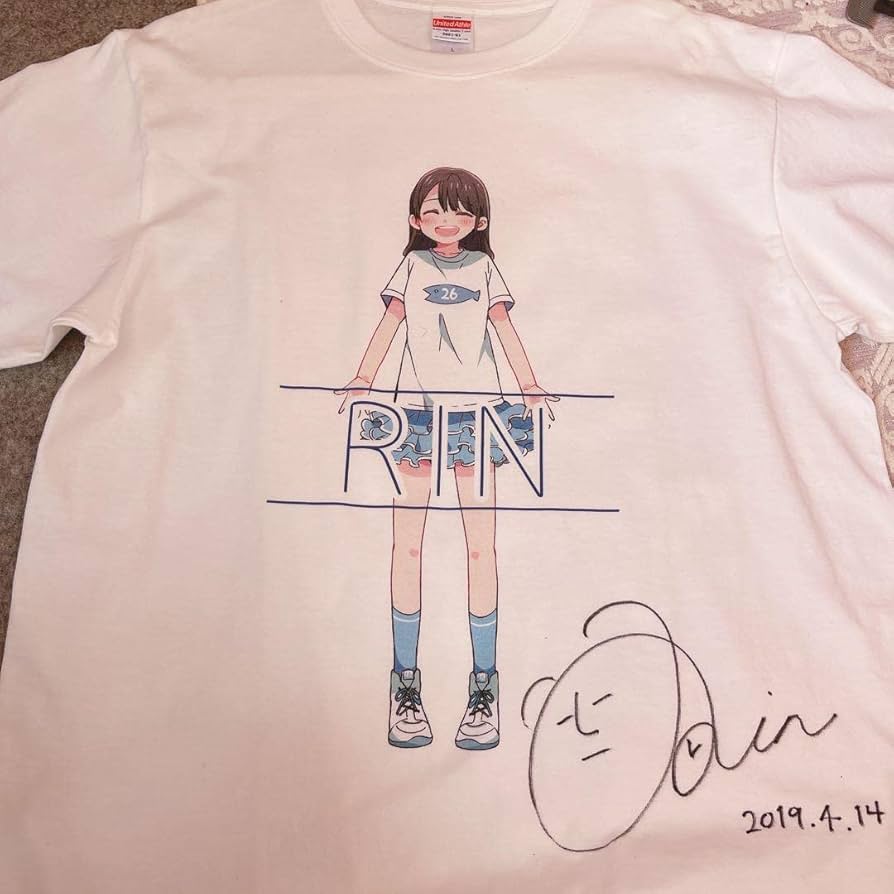Amazon.co.jp: 26時のマスカレイド 来栖りん サイン入りTシャツ : おもちゃ