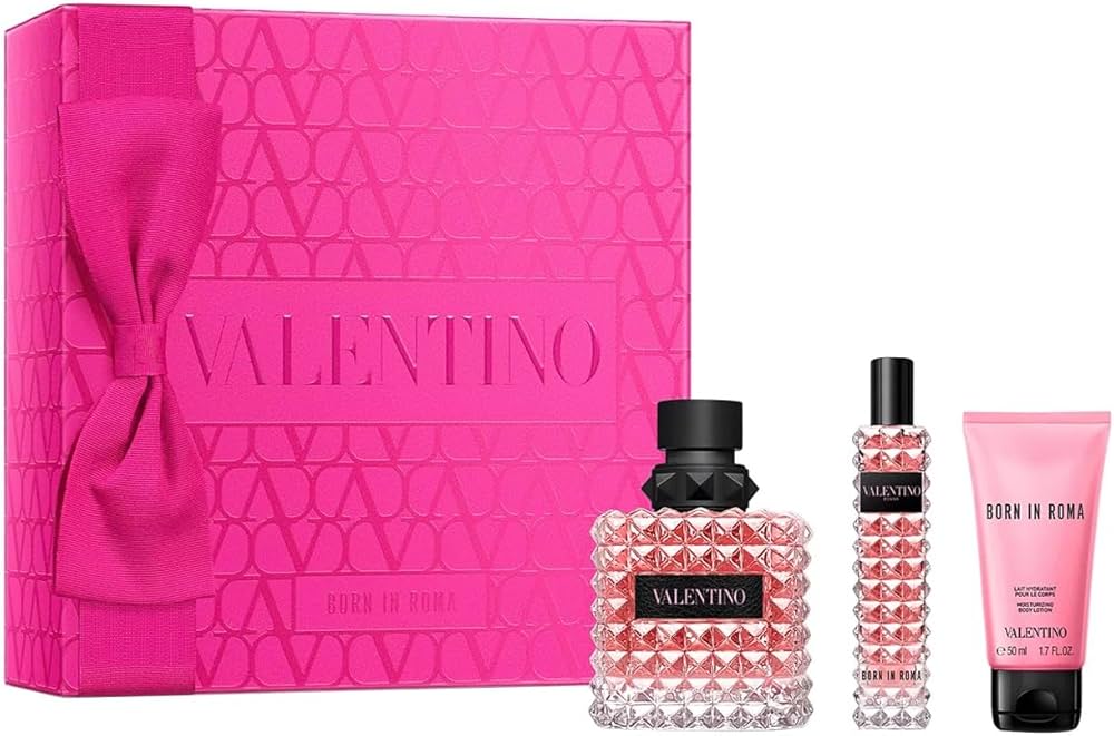 Amazon.com : Valentino Born in Roma Donna Gift Set (EDP 3.4 fl. oz