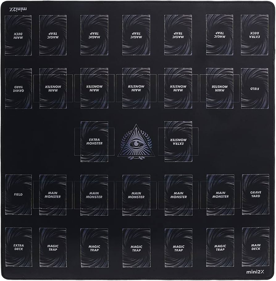Amazon | mini2x TCG 遊戯王カード 用 遊戯王 用 ラバー プレイマット