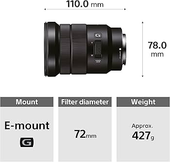 Amazon.com : Sony E PZ 18-105mm f/4.0 G OSS Lens for Sony E