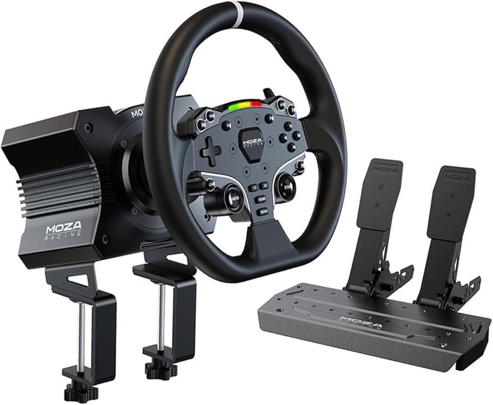 Amazon.com: MOZA R5 All-in-One PC Gaming Racing Simulator: 5.5Nm