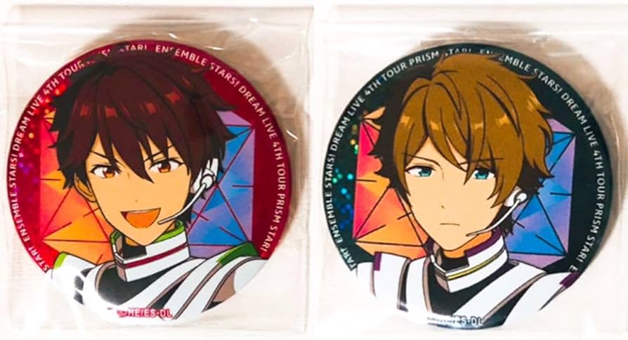 Amazon | あんスタ流星隊守沢千秋&高峯翠スタライ4thキャラバッジ