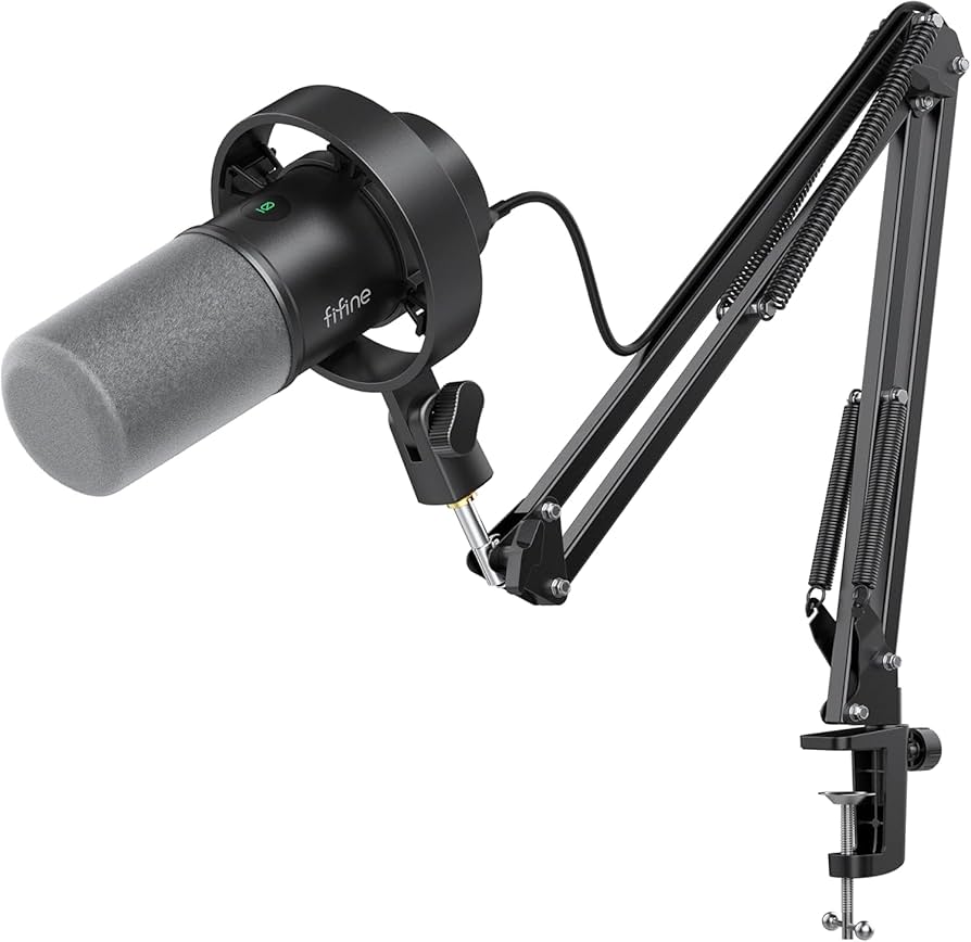Amazon.com: FIFINE K688 Podcast Microphone Kit, USB/XLR Dynamic