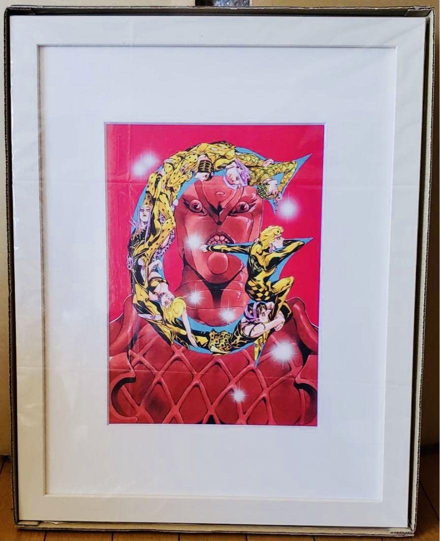 Amazon.co.jp: 荒木飛呂彦原画展 高級複製原画 5部 黄金の風 ジョジョ