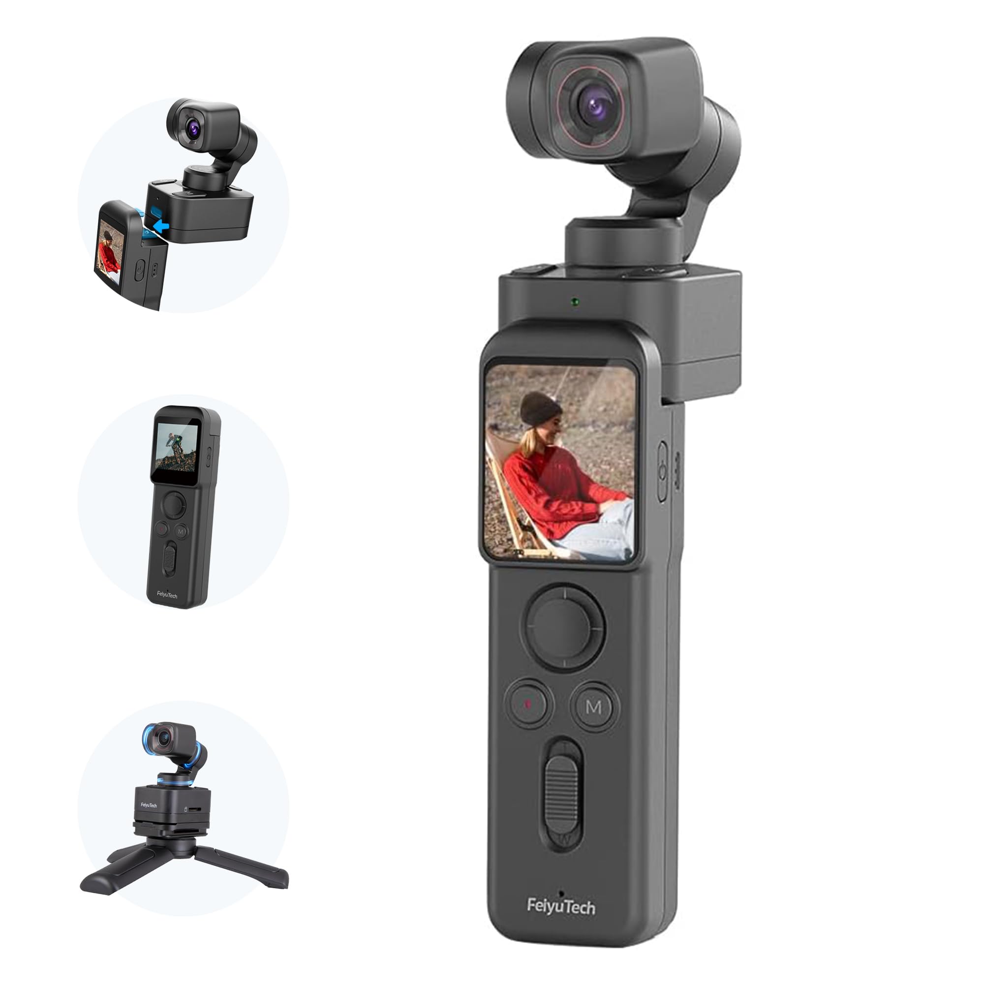 Amazon.com : Feiyu Pocket 3 Kit Handheld 4K Vlogging Camera | 3