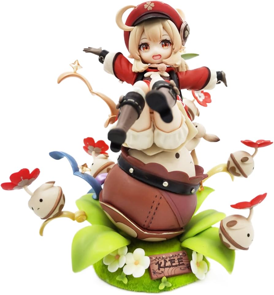 Amazon.co.jp: 原神フィギュア, クレー 火花騎士ver. 1/7 完成品