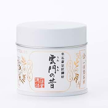 Amazon | 抹茶 一保堂茶舗 雲門の昔（うんもんのむかし）20g缶 | 日本