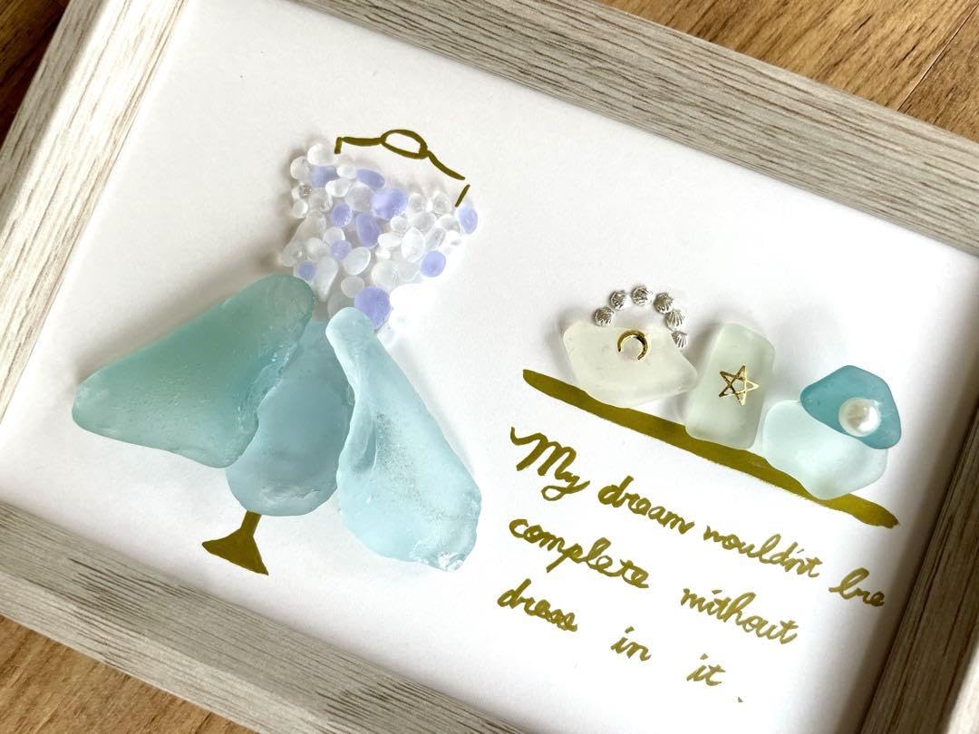 Amazon.co.jp: シーグラスアート No.144『プリンセスのドレス』3