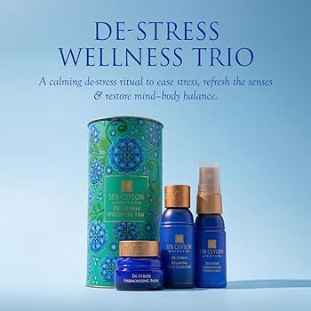Amazon.com : SPA CEYLON De-Stress Wellness Trio Set, Holistic Spa
