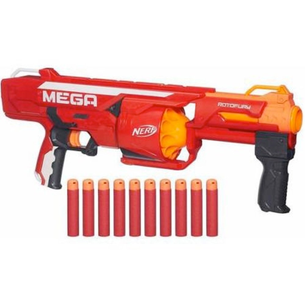 Amazon.com: Nerf N-Strike Mega Series RotoFury Blaster : Toys & Games