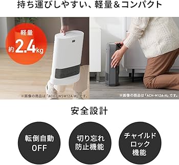 Amazon | 【Amazon.co.jp限定】アイリスオーヤマ 大風量 セラミック