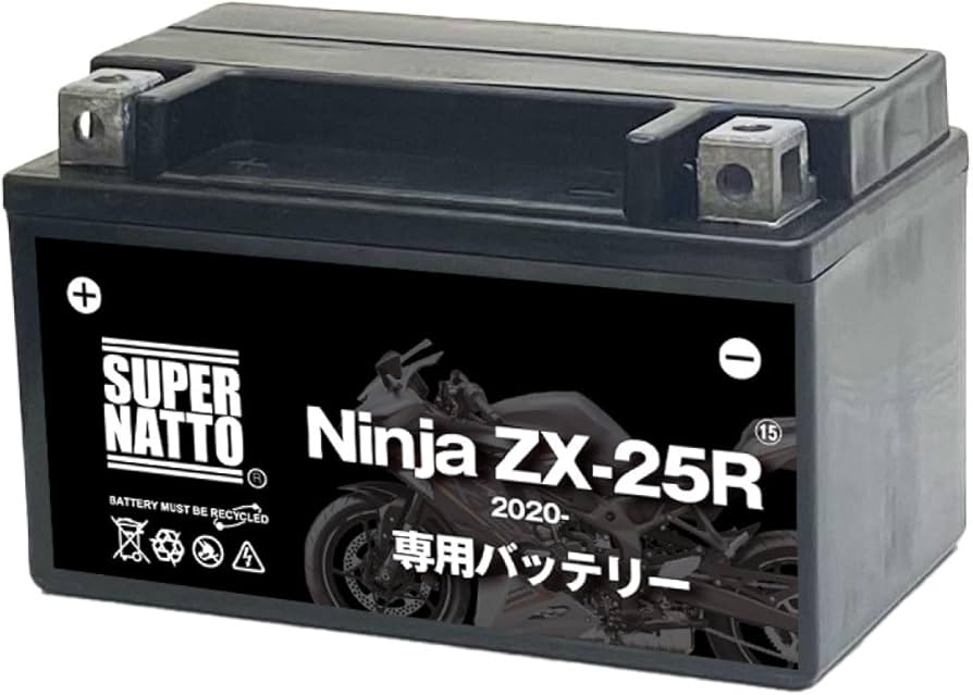 Amazon | SUPRE NATTO バイク用バッテリー カワサキ Ninja ZX-25R