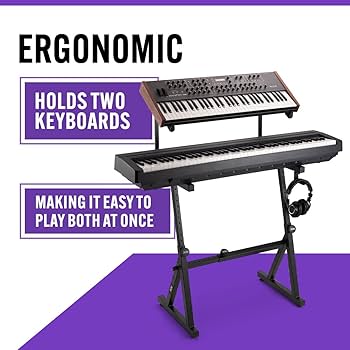 Amazon.co.jp: On-Stage KS1365 Z キーボードスタンド 2段目付き