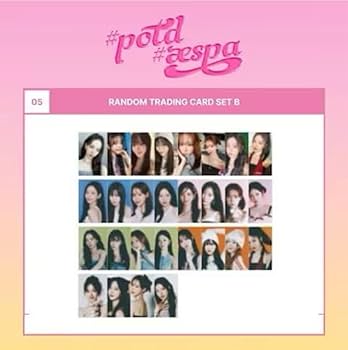 Amazon.co.jp: aespa potd 展示会 MD ランダムトレカ カリナ 2枚セット